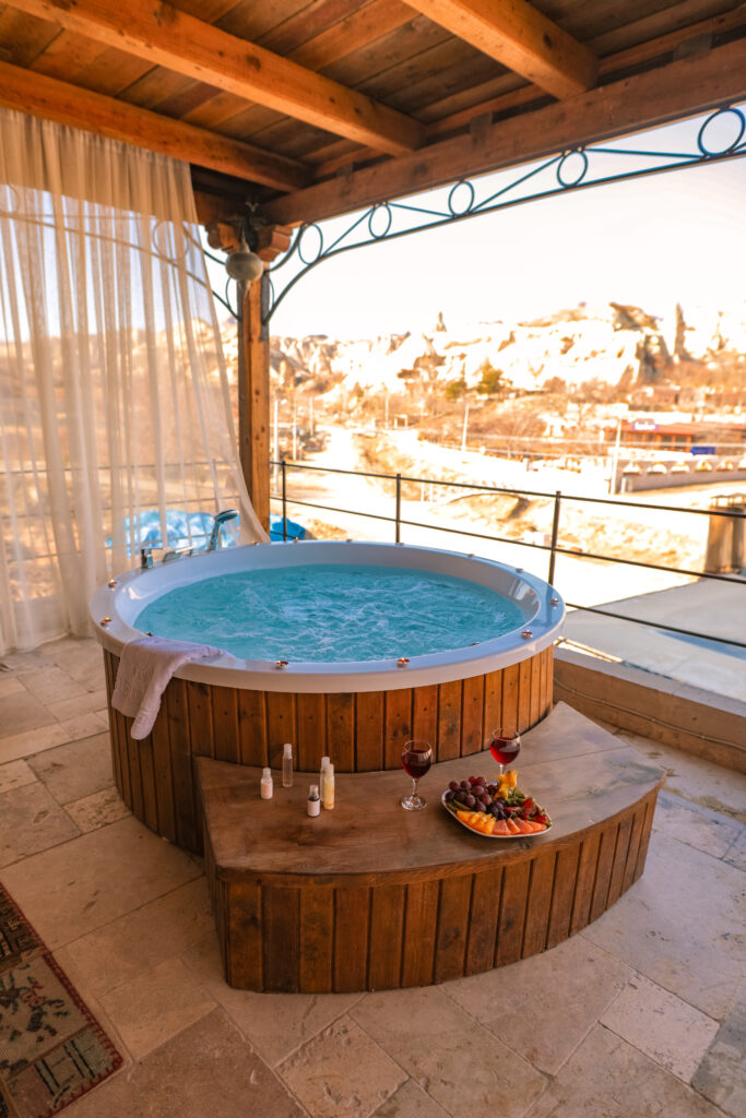 hot tub balcony view